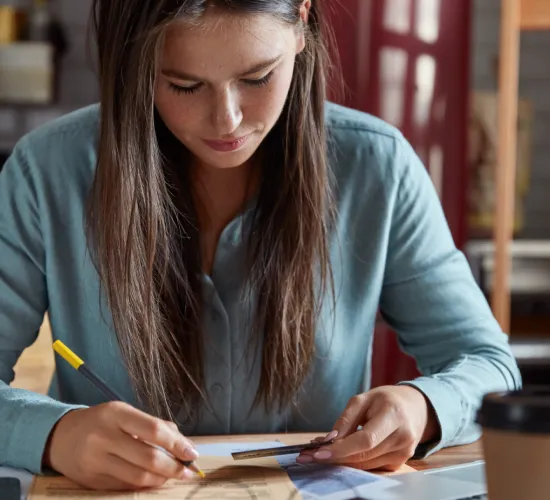 CPA reviewing financial information for tax planning